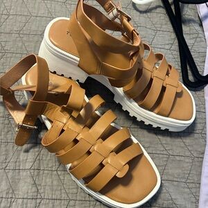 Torrid Cognac Gladiator sandals